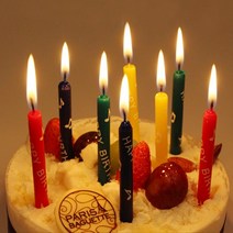 파티해 생일막대초-화이트, 칼라