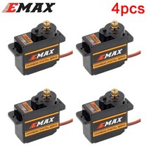 SERVO EMAX ES08MDII II 메탈 기어 디지털 서보 sg90 ES08A MG90S TREX 450, [02] 4pcs ES08MA Positive