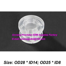 고속절단기 타일 컷팅기 철근 나무 절삭기 Ø0.5mm Z140A 세라믹 파이프 가이드 Ø6x30Hmm EDM 드릴링 머신, 01 OD28xID14MM