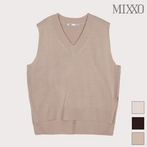 미쏘 베이직 어텀 니트 베스트_MIWVK9911T