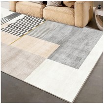 폭신한 아트스케치 사각 러그C (300x200cm) 거실 매트