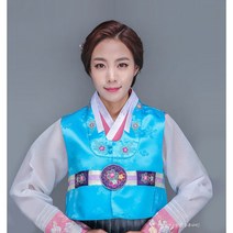 [대여]2019 신랑 신부 여자 혼주 결혼식 어머니 하객 퓨전 밍크털배자 조끼 가족 칠순 팔순잔치 한복대여