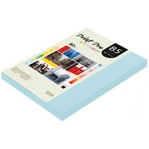 종이문화 프린트프로 칼라복사지 B5 80g No.16 스카이블루 170매