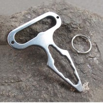 만능 렌치 휴대용 싱크대 체인 수전 공구 세면대 캠핑, 실버색, 1개