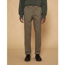 [헤지스 피즈] 카키 코튼 스트레치 히든 밴딩 치노 팬츠 SPPA2F101K1