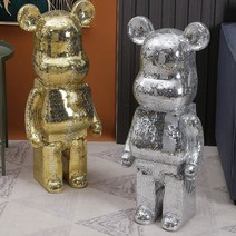 베어브릭 인형 동상 저금통 1000% 대형 중형 사이즈 거실 안방 인테리어 장식 소품, 2.그린마블