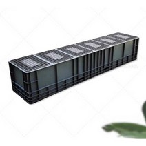 대형 컨테이너 박스 운반상자 플라스틱 콘테이너 콘티 상자 바스켓 180cm, 04 외경 160x40x23cm 회색