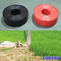 Foryou2958 농업용물호스 일반70m 주황색 100mm 양수기 수도호수 철근호수, 4in(100mm)