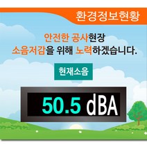 삼성LED사인 소음측정기 LED전광판 미세먼지측정 초미세먼지알리미 기상정보, 1개, R-2 / 소음-고급형