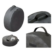 자동차 트럭 타이어 커버 옥스퍼드 방수 방진 가방, 트럭 대차 104×70 cm(블랙 싱글)