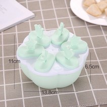 소프트아이스크림기계 가정용 아이스크림메이커 집에서 만든 아이스크림 몰드 아이스바 DIY 냉동고 박스, 02 Ice cream round 6