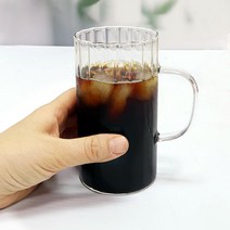 오셔링 링클 홈카페 내열유리컵 플리츠컵, 6개, 오셔링머그 430ml