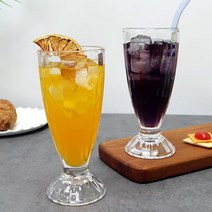 홈카페 인기만점 이쁜 유리컵세트 카페컵, 6개, 링클 글라스 360ml