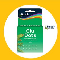 보스틱코리아 정식수입품 재사용점착제 BOSTIK 블루택 글루닷 글루도트 GLU DOTS 200EA/PACK