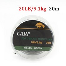 낚시바늘 채비 잉어 낚시 후크 30 개 곡선 PTFE 코팅 날카로운 넓은 Gape 가시 눈 액세서리, 20LB
