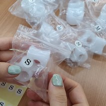 간편 확인 사이즈 스티커 의류 라벨 제품 상품 치수 포장 표시 표기 창고 폴리 정리 쇼핑몰 재고 사입 L