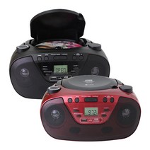 롯데알미늄 롯데 포터블 MP3 CD플레이어 핑키602 USB 재생 이어폰지원, 레드, 레드