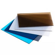 렉산 폴리카보네이트 단면판 1Mx1M 1T 2T, 브라운