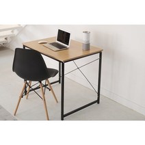 미니멀 심플 테이블 노트북 컴퓨터 책상, 블랙