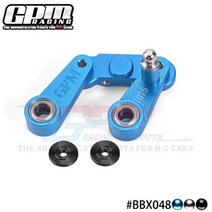 GPM 알루미늄 7075 스티어링 콤비네이션 BBX048 TYA-1/10 BBX BB-01 섀시-58719 RC 카, 01 파란