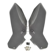 오토바이 사이드 윈드 실드 디플렉터 케이스 혼다 골드윙 GL1800 GL 1800 2018 용, Light Smoke