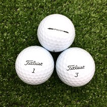 타이틀리스트 pro v1 화이트 A-급 20알 로스트볼 3피스 4피스 엄선된 등급분류