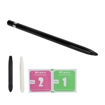 스마트 폰을위한 패드 용 Universal Stylus Pen Pencil 소프트 펜실베이니아 스마트 폰 태블릿 안드로이드 정전재 활성 터치 스크린 펜, 검은색, 1개