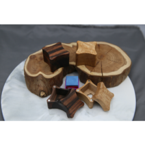 목공방꿈 원목 우드 당구 초크 케이스 쵸크 흑단 버드아이메이플 인체공학적, 각인없음