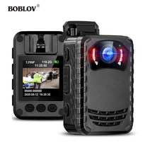 경찰 바디캠 카메라 보안 호신 스포츠 캠코더 BOBLOV N9 미니 풀 HD 1080P 휴대용 Camara 비디오 오토바이 자전거 미니, 32GB