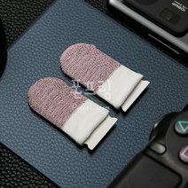 폰프림 게이밍골무 배그 게임용 터치 골무 5세트, 핑크화이트