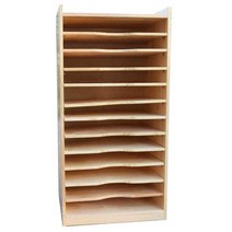 도화지정리함 종이보관 12단 보관함 서류함 B4용지, 소나무 8단 - 60x40x80