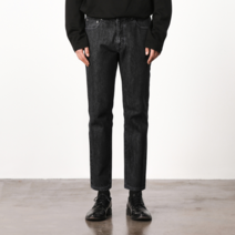 페이탈리즘 0186 Heritage black mannish crop fit