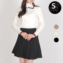 투엘라웨어 케니 여성 카라 라인 골프 니트