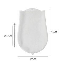 실리콘주머니 2개 세트 반죽주머니 발효 밀가루 반죽 수제비 주머니 붙지 않는 혼합 식품 학년 부드러운 요리 빵 과자 주방 도구 주방 도구, 미스터 41cm