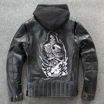 가죽 점퍼 복고풍 레빗 할리데이비슨 메쉬 코미네 스피디 아라이 다이네즈 슈트 바이크 알파인스타 바람막이 재킷, 블랙골드벨트보호