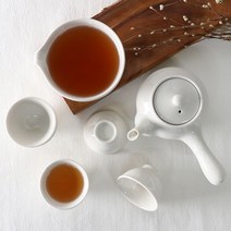 백자 5인 다기세트 다기 5인다기 전통다기 다기용품 찻잔 다기찻잔 다도용품 다도세트 백자다기 백자다기세