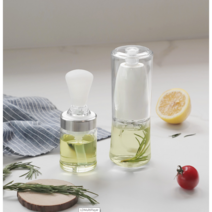 에어프라이어 와플 요리 기름 소스 양념 조미료 통 유리 용기 병 주방 캠핑 용품 살림 레시피 카놀라유 식용유 올리브유 포도씨유 트러플 집들이 신혼 선물 오일 스프레이 브러쉬, 오일 브러쉬 120ml