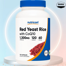 홍국 코큐텐 모나콜린K 모나콜린 1300mg 120캡슐, 뉴트리코스트 홍국 코큐텐 1300mg 120캡슐