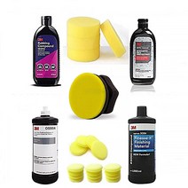 3M 컴파운드 자동차 긁힘 기스 플라스틱 찍힘 차 페인트 벗겨짐 수리 도장 까짐 콤파운드, 5.기본형 스펀지(12개입)