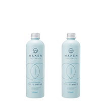 웨이큰 마우스워시 페퍼민트향 + 스테인리스 컵, 500ml, 2개