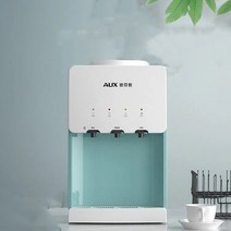Apnoo 3출수구 미니 냉온수기 가정용 기숙사, 블루+화이트