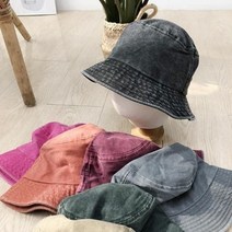 데일리 워싱 무지버킷햇