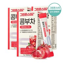 [공식판매처] 그린몬스터 디톡 콤부차 석류히비스커스 20억 유산균, 3박스(총 30포)