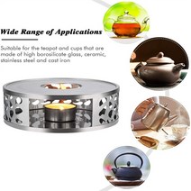 티워머 우유데우기 전기티포트 차 따뜻하게 가정용 차 스탠드 캔들베이스 중공 스테인레스 스틸 히터 스탠드 컵, 없음