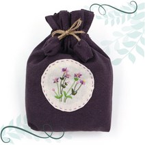 토이앤스티치/자수 패키지 들꽃 방울주머니 3 모든재료포함 도안 프랑스자수-DIY, 들꽃방울주머니 3- HJ4007