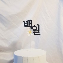 괌이베베 모형케이크+백일플라워토퍼세트