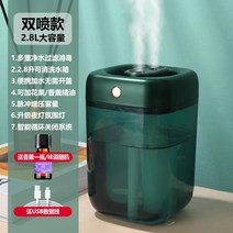 무중력 대용량 가습기 세척쉬운 통세척 천연 감성 어메이징 가습기, 그린/2.8L/더블 스프레이/+ 디퓨저 1종