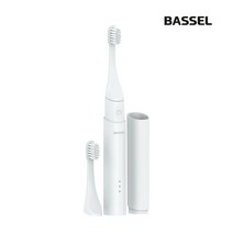 바셀 컴팩트 휴대용 음파전동칫솔 화이트, 단품