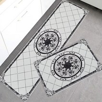 유럽풍 고급 수입 씽크대 바닥 주방 매트 특대 발매트 PVC 씽크매트 대형, K