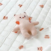 돗투돗 시원한 아기 쿨매트 동물친구들 신생아 침대 인견 쿨 패드 여름 이불, 인견쿨에어패드(110x200)-귀염돗람이